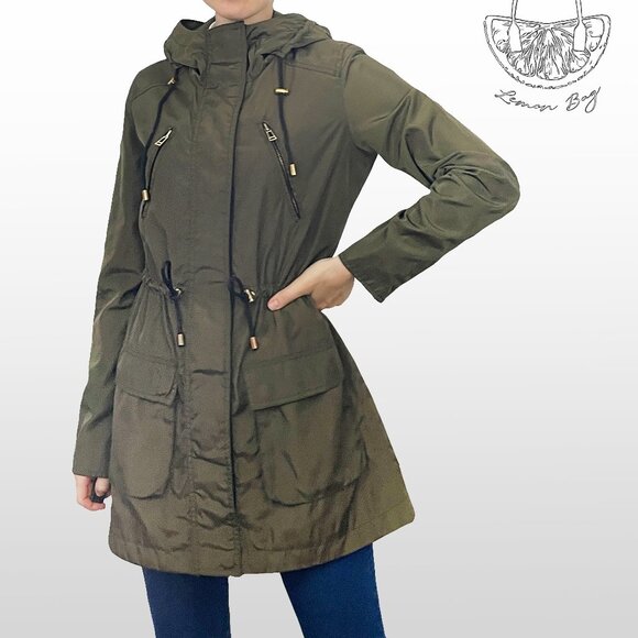 Zara Jackets & Blazers - ZARA / Rain Coat Parka / Color Olive Green / Size XS